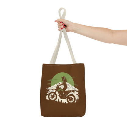 Women’s Motorcycle Tote Bag – Vintage Rider Canvas Carryall | Torque Sisters