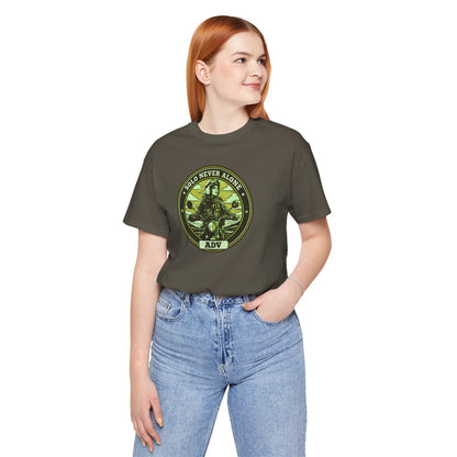 SOLO NEVER ALONE ADV Women’s Motorcycle T-Shirt | Olive