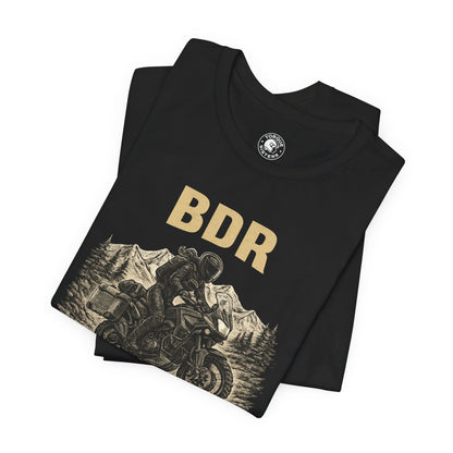 BDR QUEEN Women’s Motorcycle T-Shirt | Black & Sand