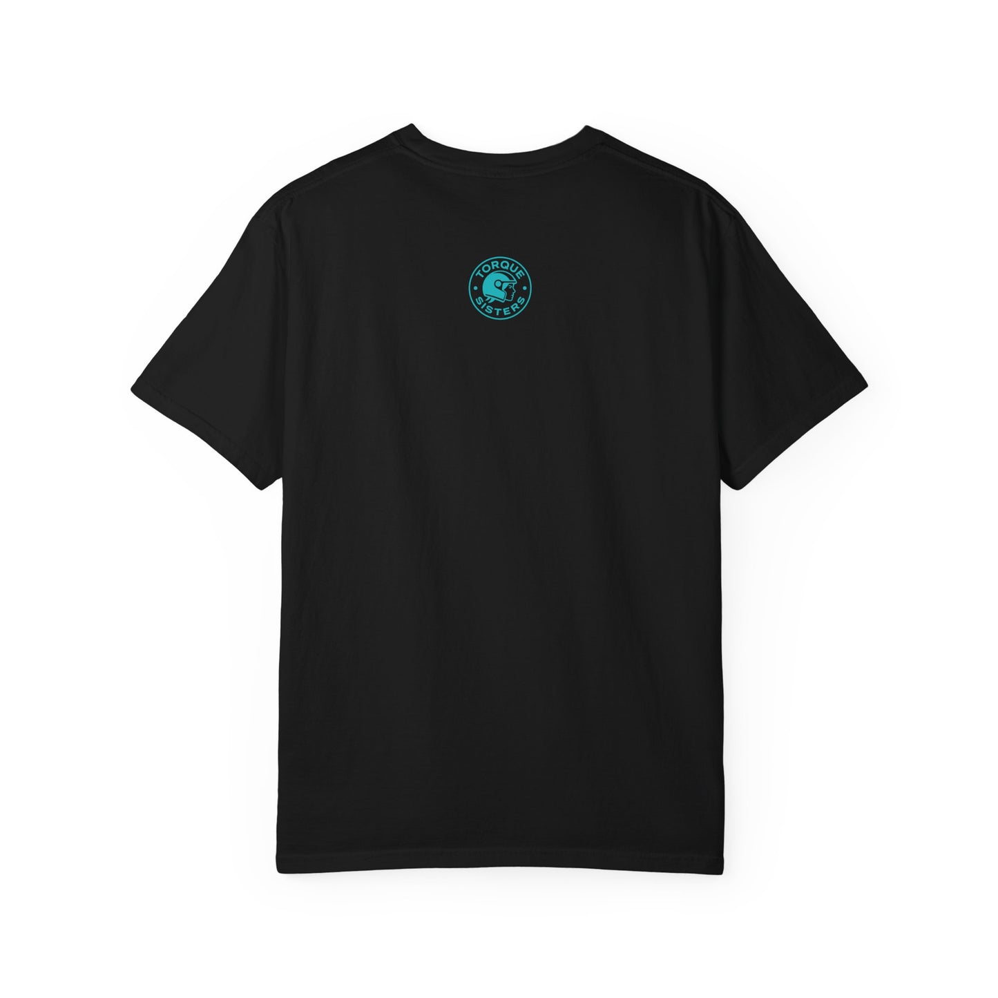 Mountain Rider Women's Motorcycle T-Shirt | Black & Teal