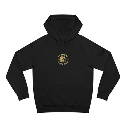 Mountain Rider Women's Motorcycle Hoodie | Black & Tan