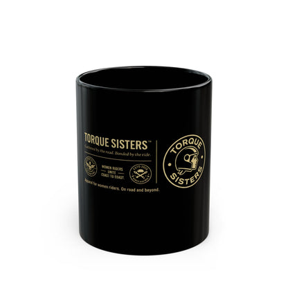 TORQUE SISTERS Black Coffee Mug – Women Riders Motorcycle Mug