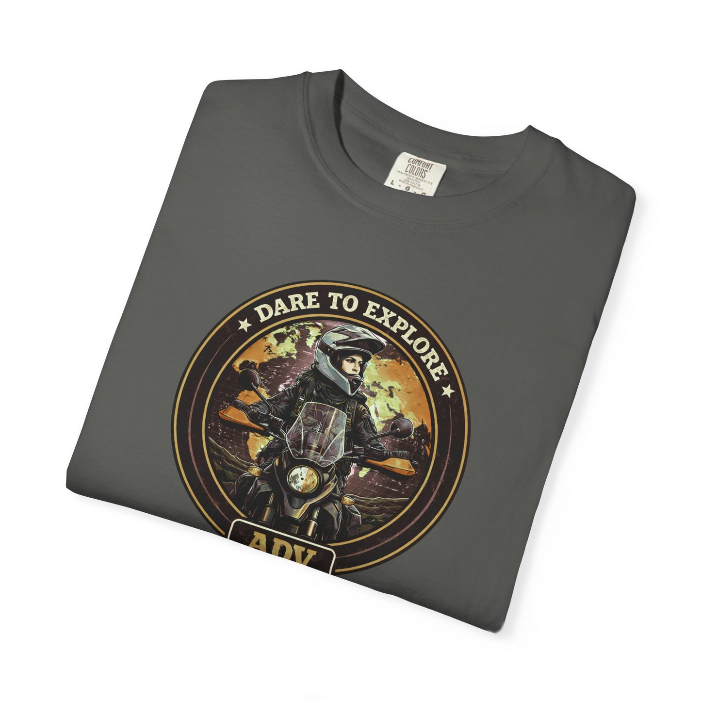 DARE TO EXPLORE ADV Women’s Motorcycle T-Shirt | Pepper & Brown