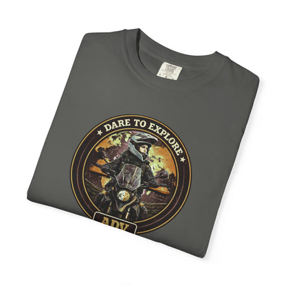 DARE TO EXPLORE ADV Women’s Motorcycle T-Shirt | Pepper & Brown