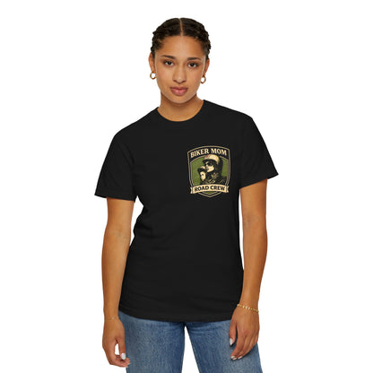 BIKER MOM Road Crew Women’s Motorcycle T-Shirt | Black
