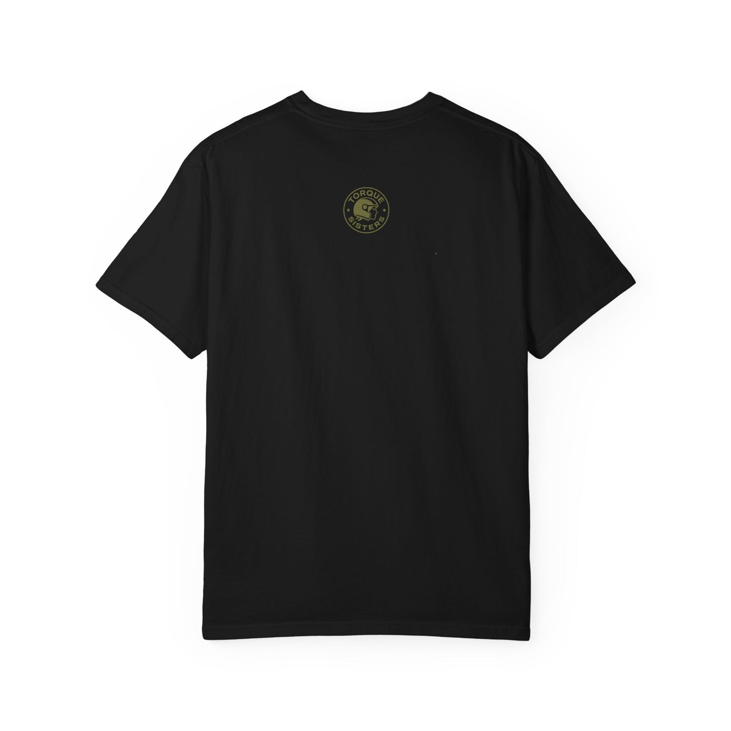 NO FREE RIDES Women’s Motorcycle T-Shirt | Black & Olive