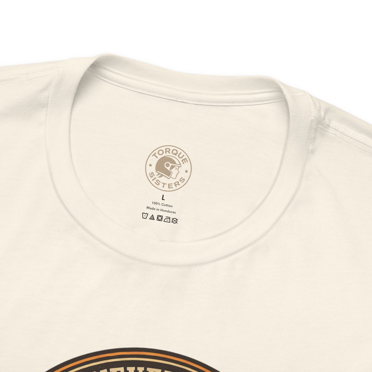 SOLO NEVER ALONE ADV Graphic Women’s Motorcycle T-Shirt | Natural