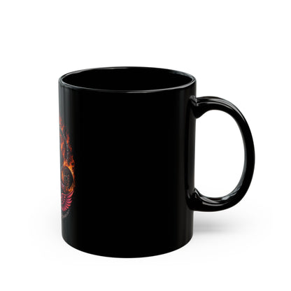 RIDE LIKE A GIRL Women Riders Motorcycle Mug | Black
