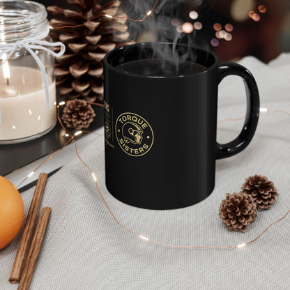 TORQUE SISTERS Black Coffee Mug – Women Riders Motorcycle Mug