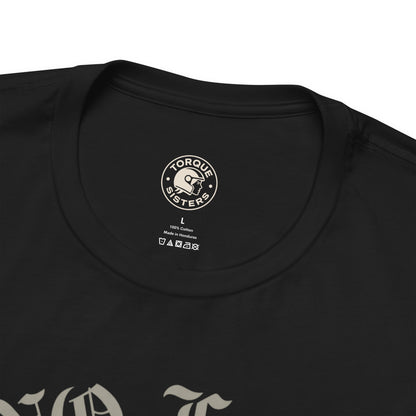 NO FREE RIDES Biker Skull Women’s Motorcycle T-Shirt | Black & Stone Gray