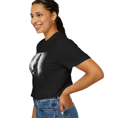 TORQUE SISTERS Rider Portrait Graphic Women’s Motorcycle T-Shirt | Black