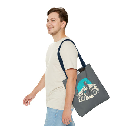 Adventure Rider - Women's Motorcycle Tote Bag | Charcoal Gray