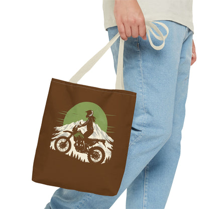 Women’s Motorcycle Tote Bag – Vintage Rider Canvas Carryall | Torque Sisters