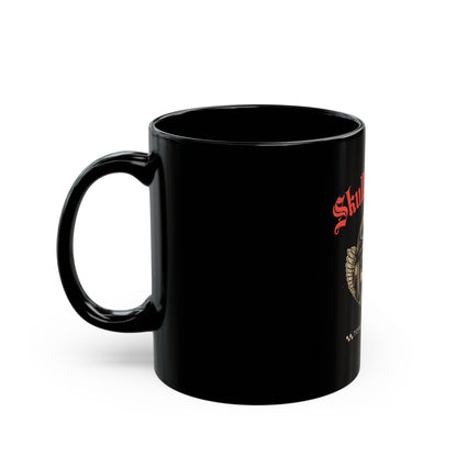 SKULL GRANNY Women Riders Motorcycle Mug | Black & Red