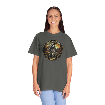 DARE TO EXPLORE ADV Women’s Motorcycle T-Shirt | Pepper & Brown