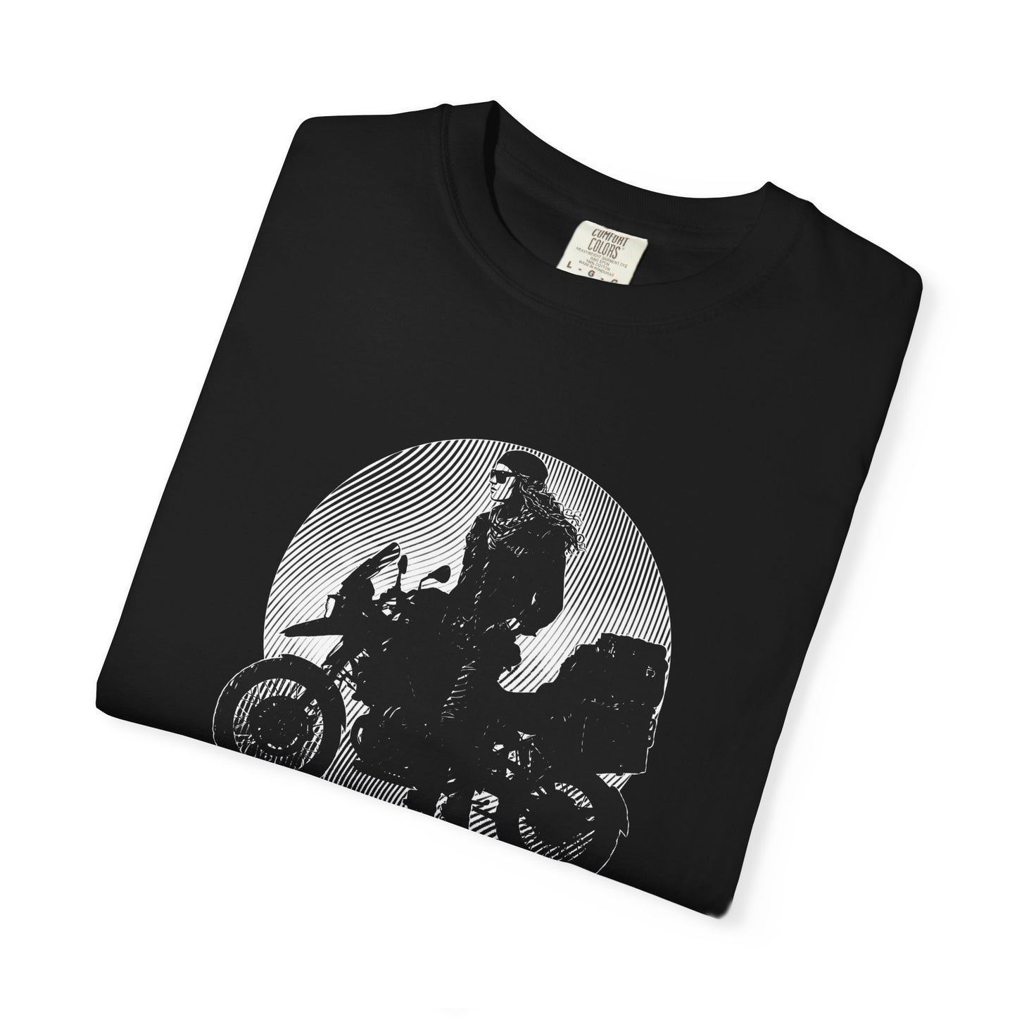 Adventure Rider - ADV Women's Motorcycle Graphic Tee | Black