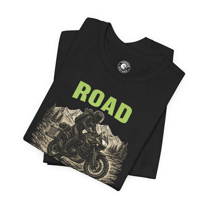 ROAD QUEEN Women’s Motorcycle T-Shirt | Black & Green
