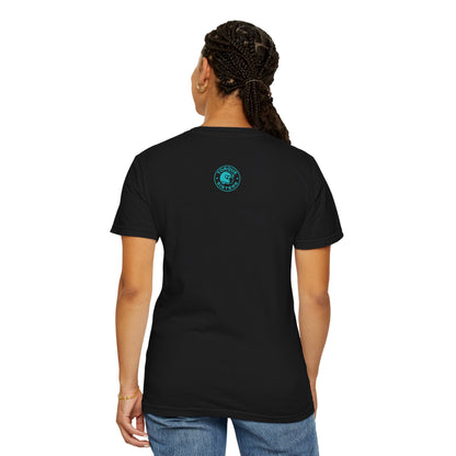 Mountain Rider Women's Motorcycle T-Shirt | Black & Teal