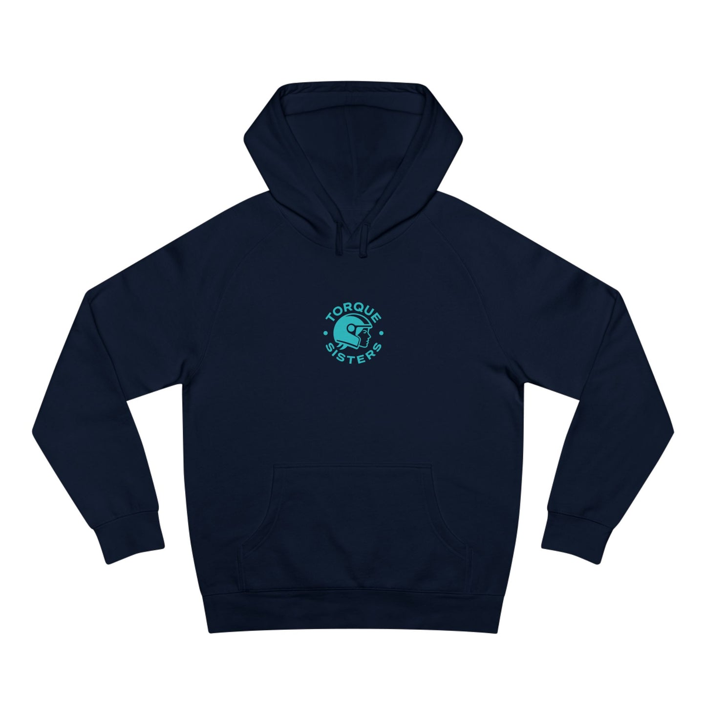 Mountain Rider Women's Motorcycle Hoodie | Navy & Teal