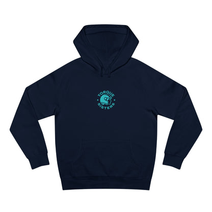 Mountain Rider Women's Motorcycle Hoodie | Navy & Teal