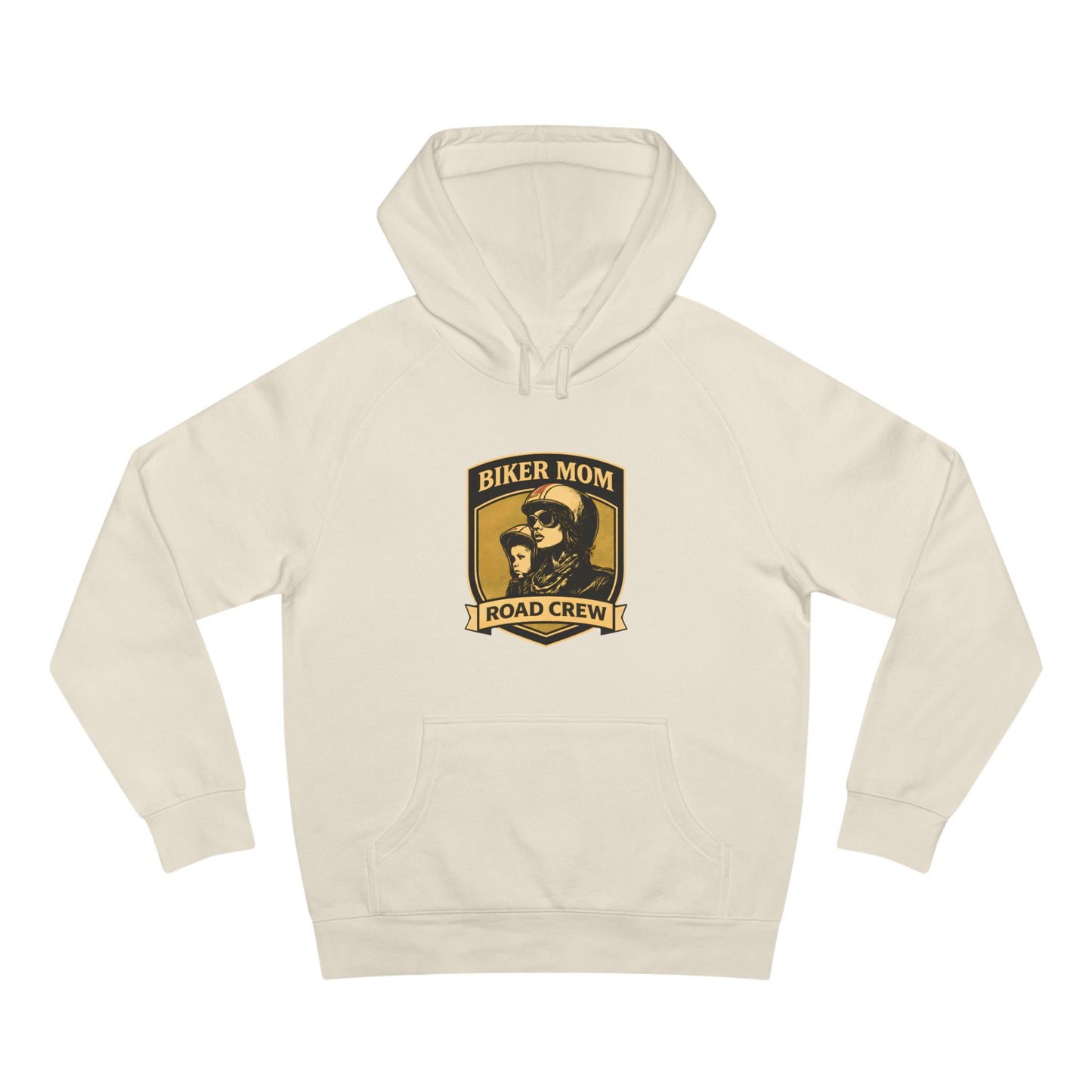 BIKER MOM Road Crew Women’s Motorcycle Hoodie | Natural