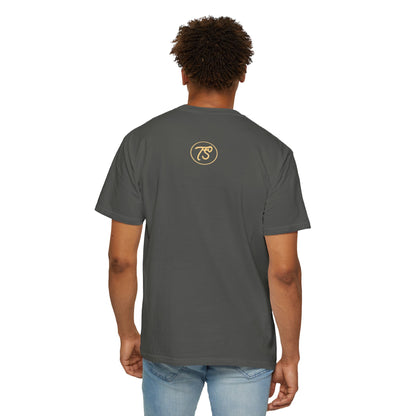 RIDER Arch Graphic Women’s Motorcycle T-Shirt   | Charcoal & Cream