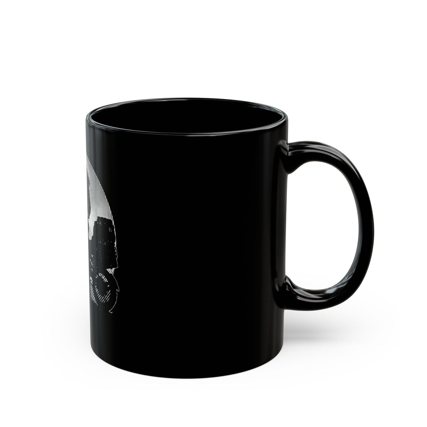 Adventure Rider - ADV Motorcycle Graphic Mug | Black & White