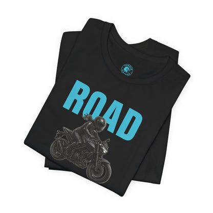 ROAD QUEEN Women’s Motorcycle T-Shirt | Black & Teal