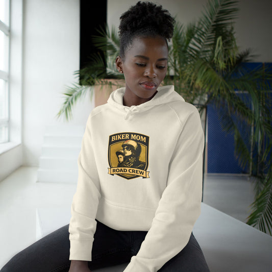 BIKER MOM Road Crew Women’s Motorcycle Hoodie | Natural